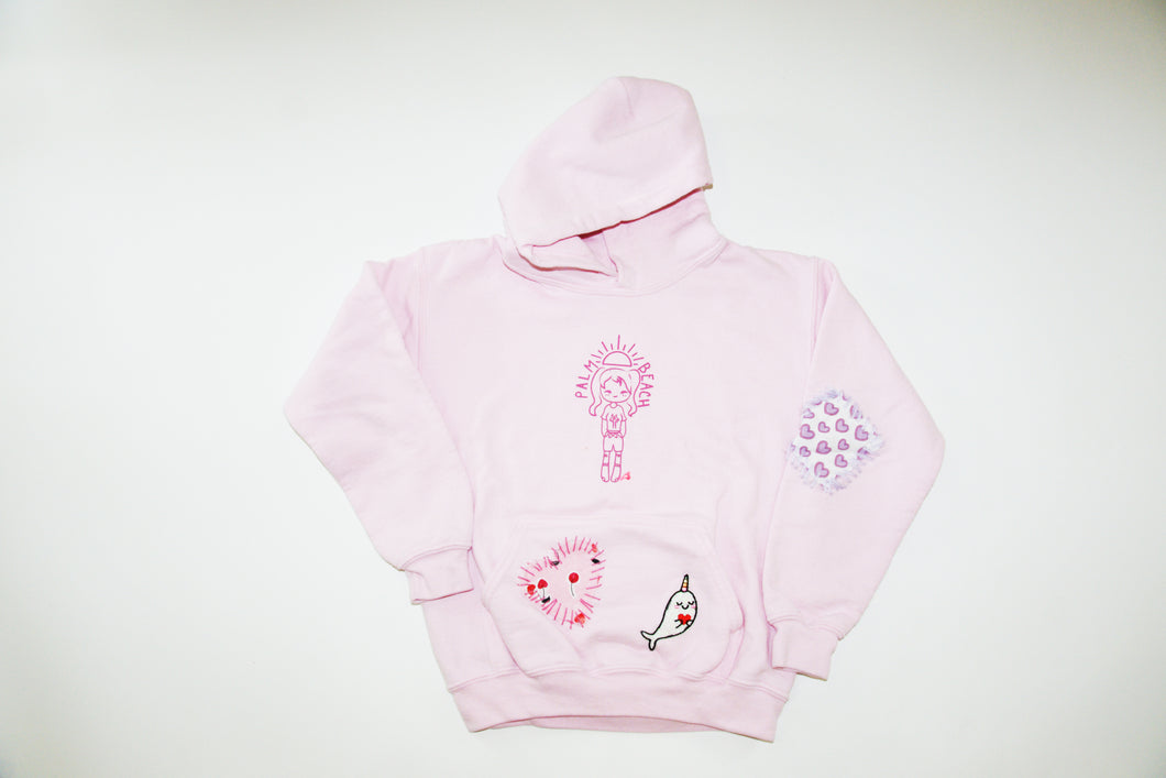 COCO PALM BEACH PATCH HOODIE