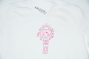 COCO PALM BEACH YOUTH TEE WHITE